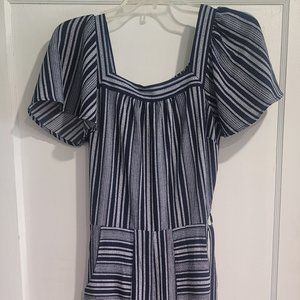 Jumpsuit ~ Navy and Gray